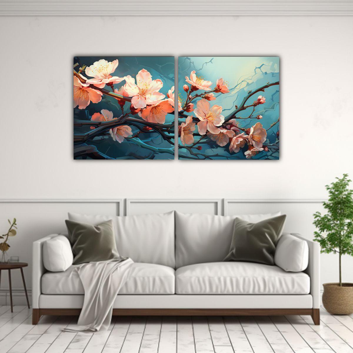 Pinturas Decorativas De Alta Calidad: Árbol 40x20 Cm-2
