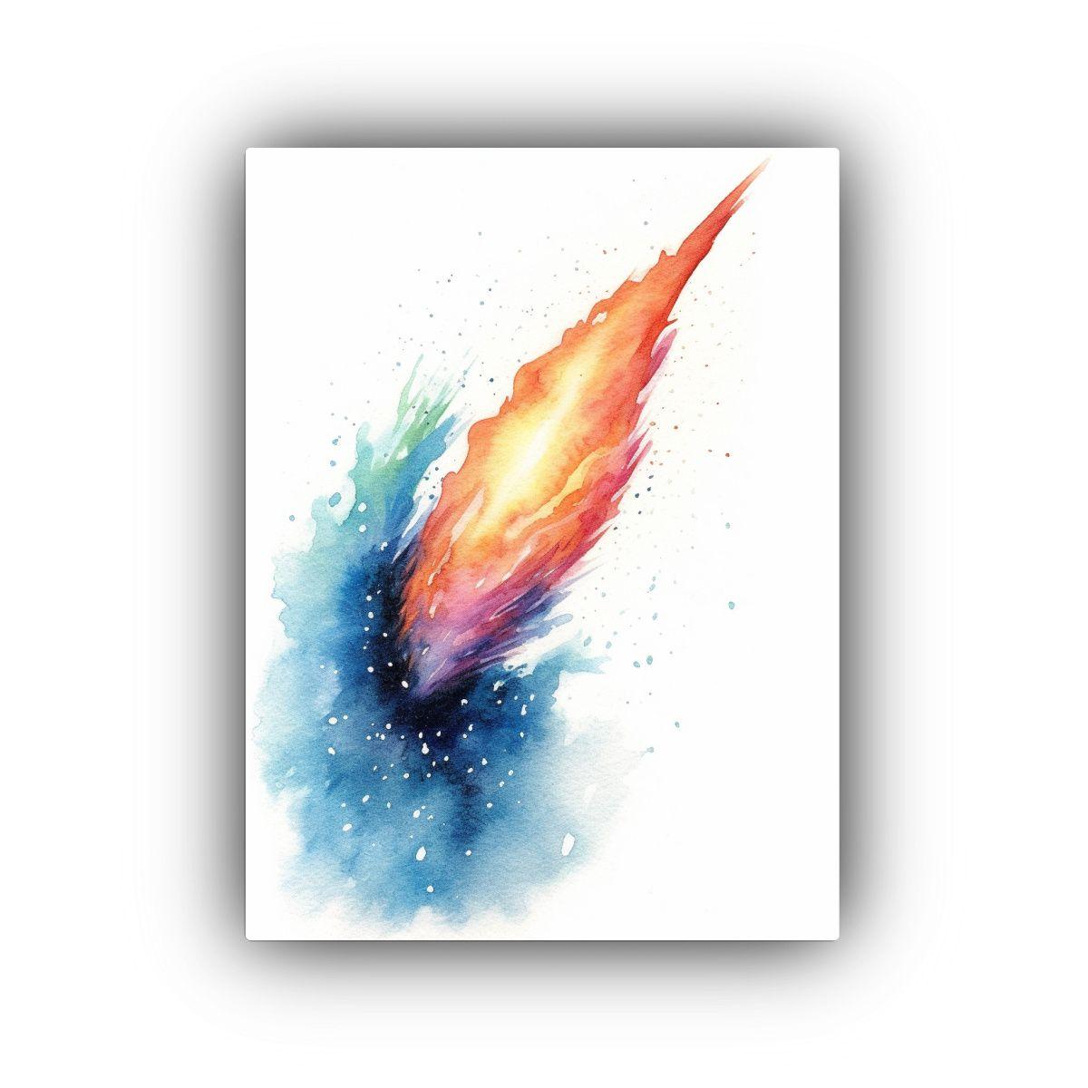 Pintura De Decoración Inspirada En Un Colorido 80x120 Cm-0