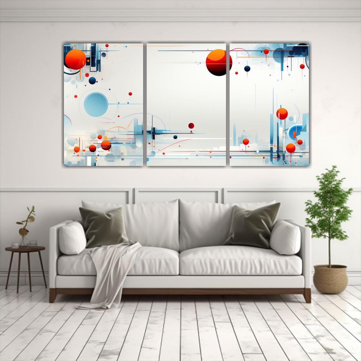 Cuadros Horizontales Abstractos John Harris Arte 240x120 Cm-2