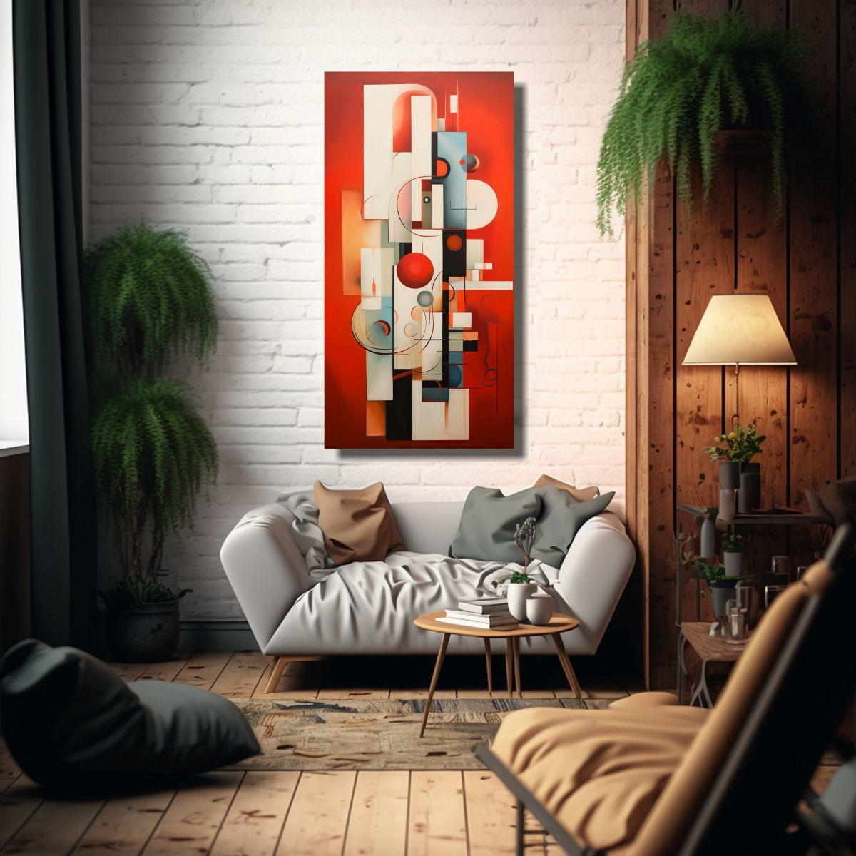 Cuadros Abstractos Nórdicos De Alta Calidad 60x120cm-2