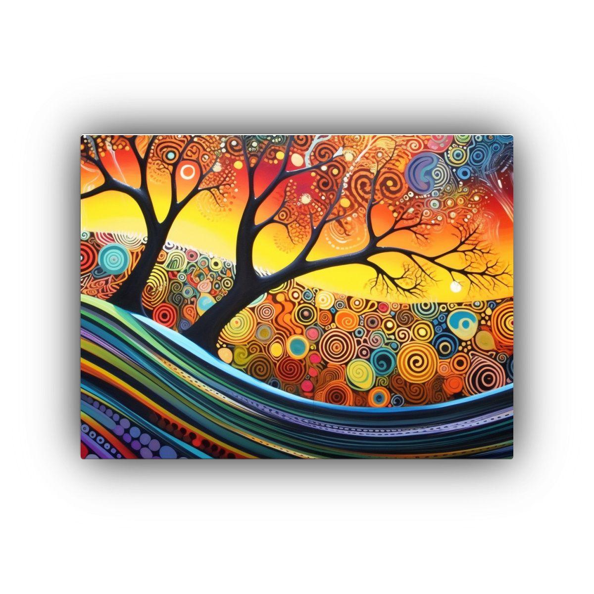 Adorno Artístico Australiano: Belleza En Pinturas Decorativ 45x30cm-0