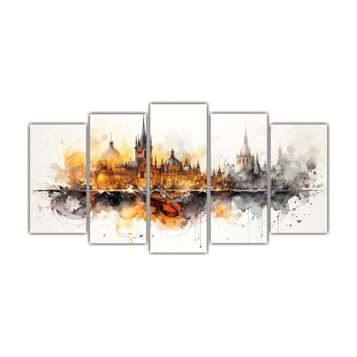 Pinturas Decorativas De Temática Abstracta De 150x75 Cm-0
