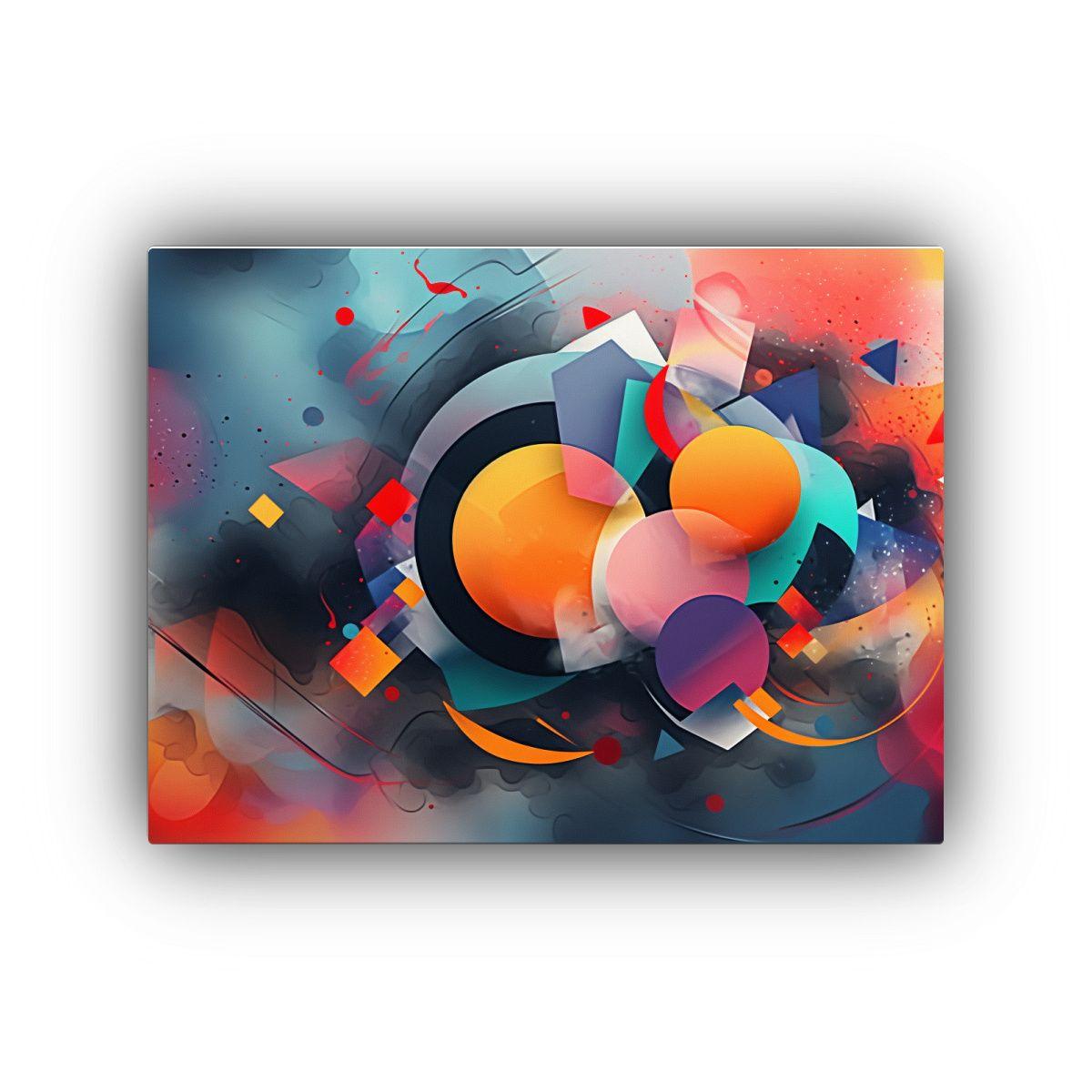 Cuadros Decorativos Modernos Abstractos Para Pared Con Impac 45x30cm-0