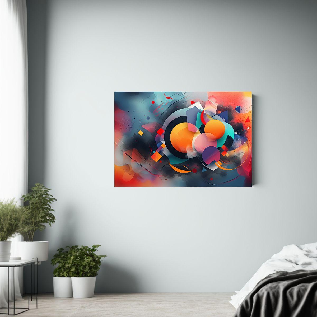 Cuadros Decorativos Modernos Abstractos Para Pared Con Impac 45x30cm-2