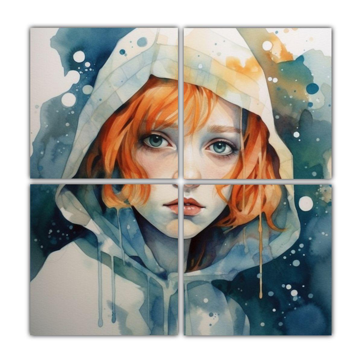 Pinturas Acuarela Decorativas Inspiradoras 200x200 Cm-0