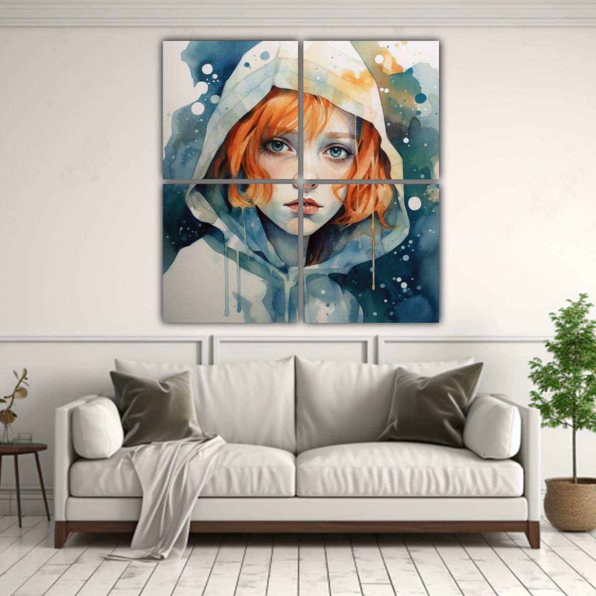 Pinturas Acuarela Decorativas Inspiradoras 200x200 Cm-2