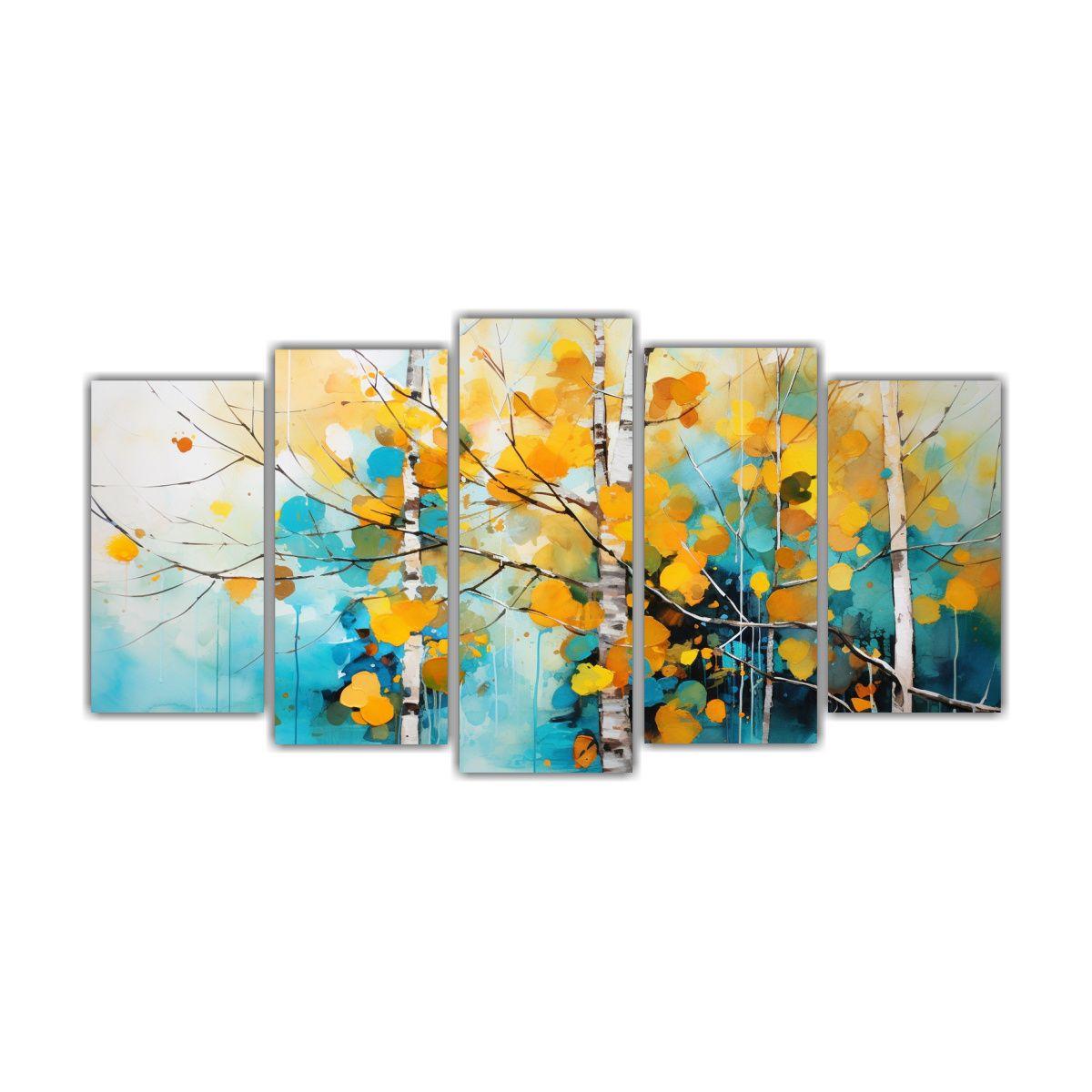 Pinturas Decorativas De Composiciones De árbol 100x50 Cm-0