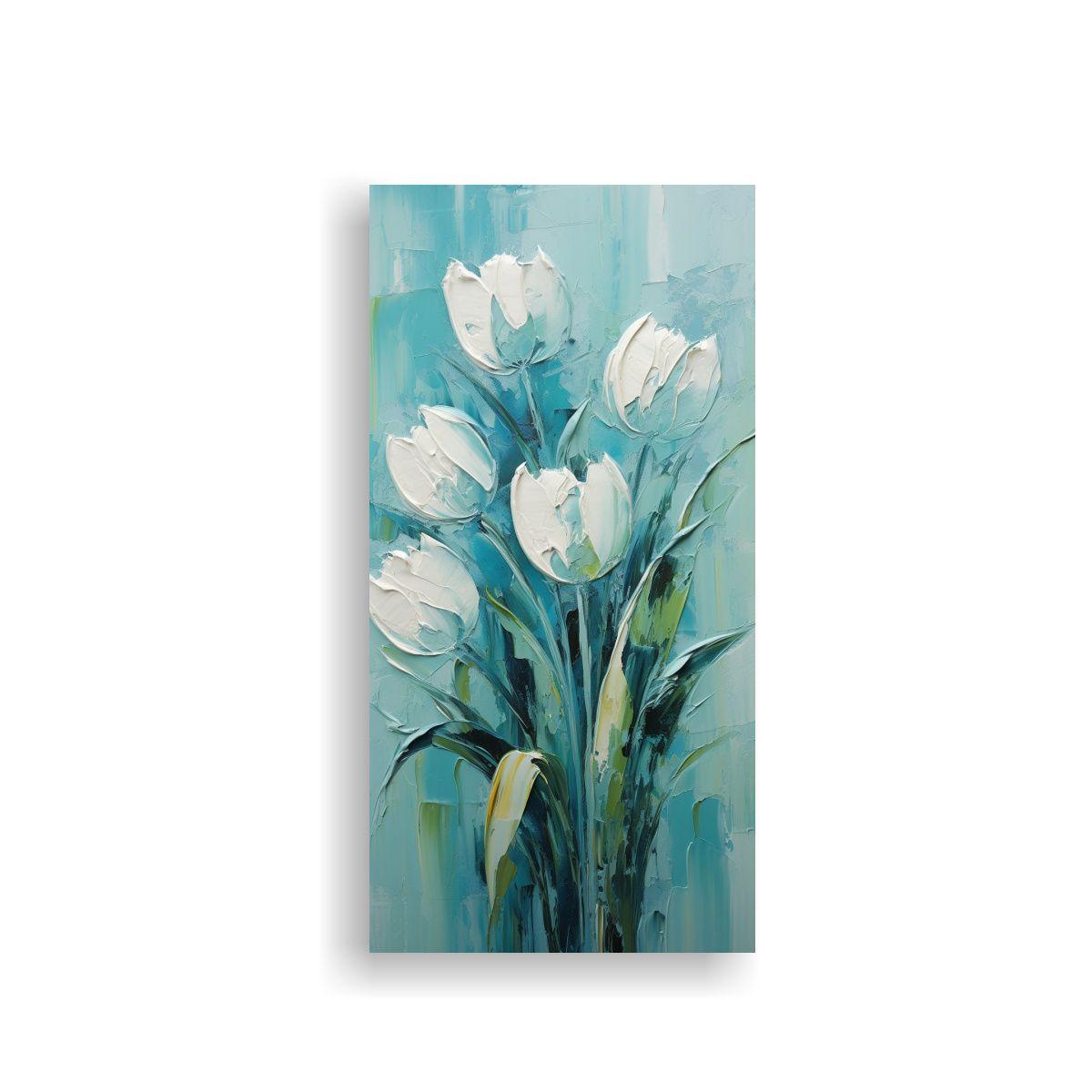 Arte De Pared Colores Contraste, Pintura En 30x60cm-0