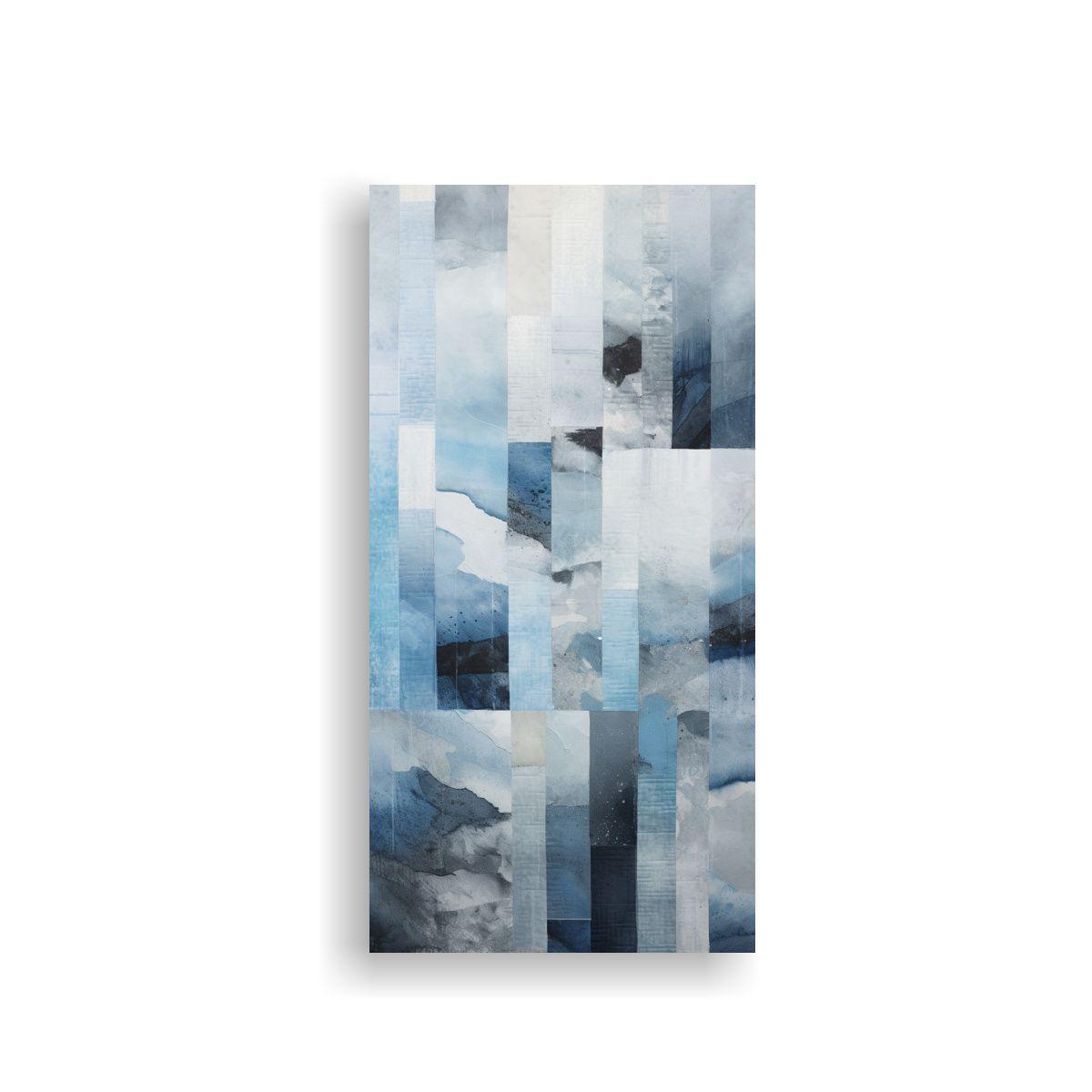 Pinturas Decorativas De Lienzo Abstracto Con 20x40 Cm-0