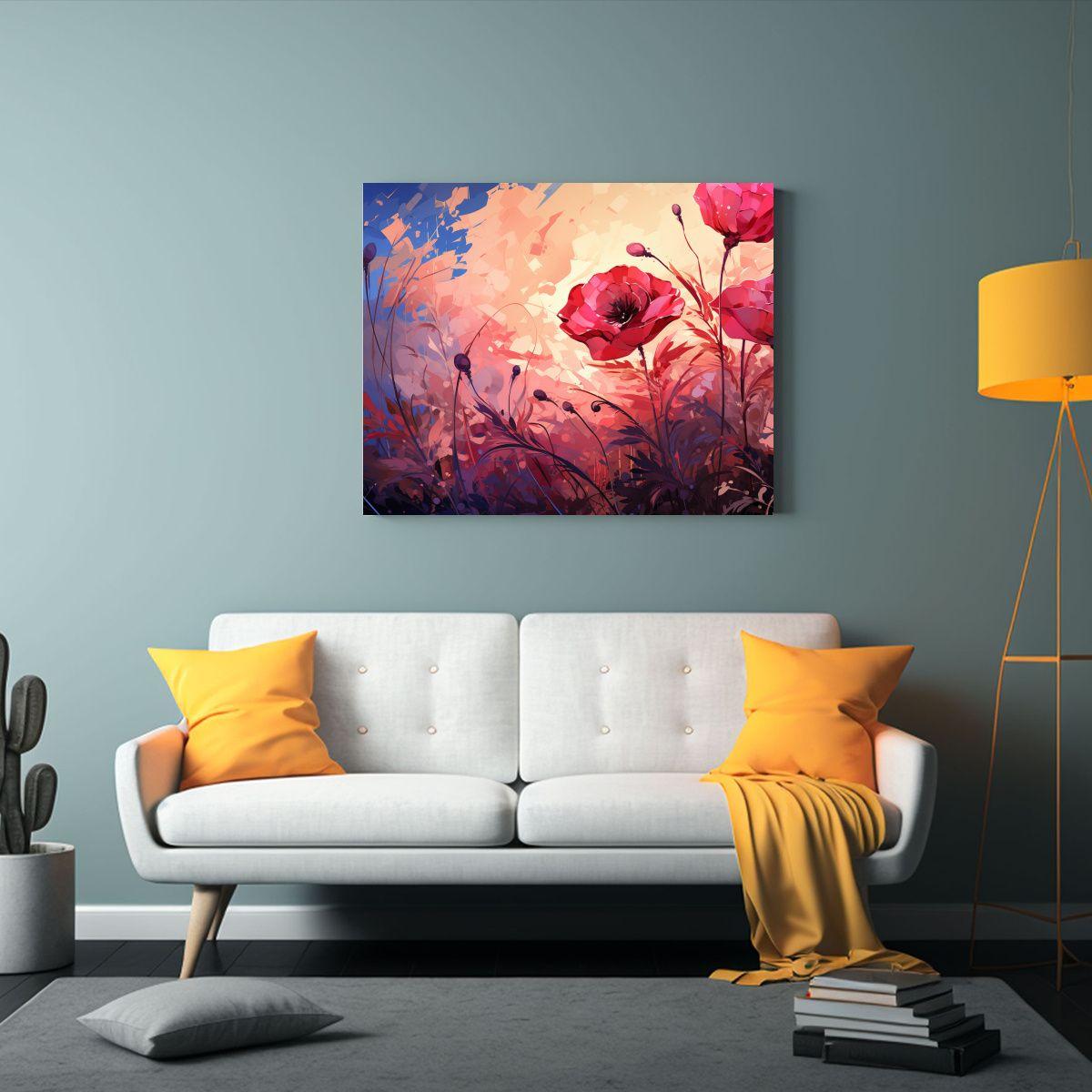 Pinturas De Decoración En Lienzo Venta Con Granos De Arroz  30x20cm-2