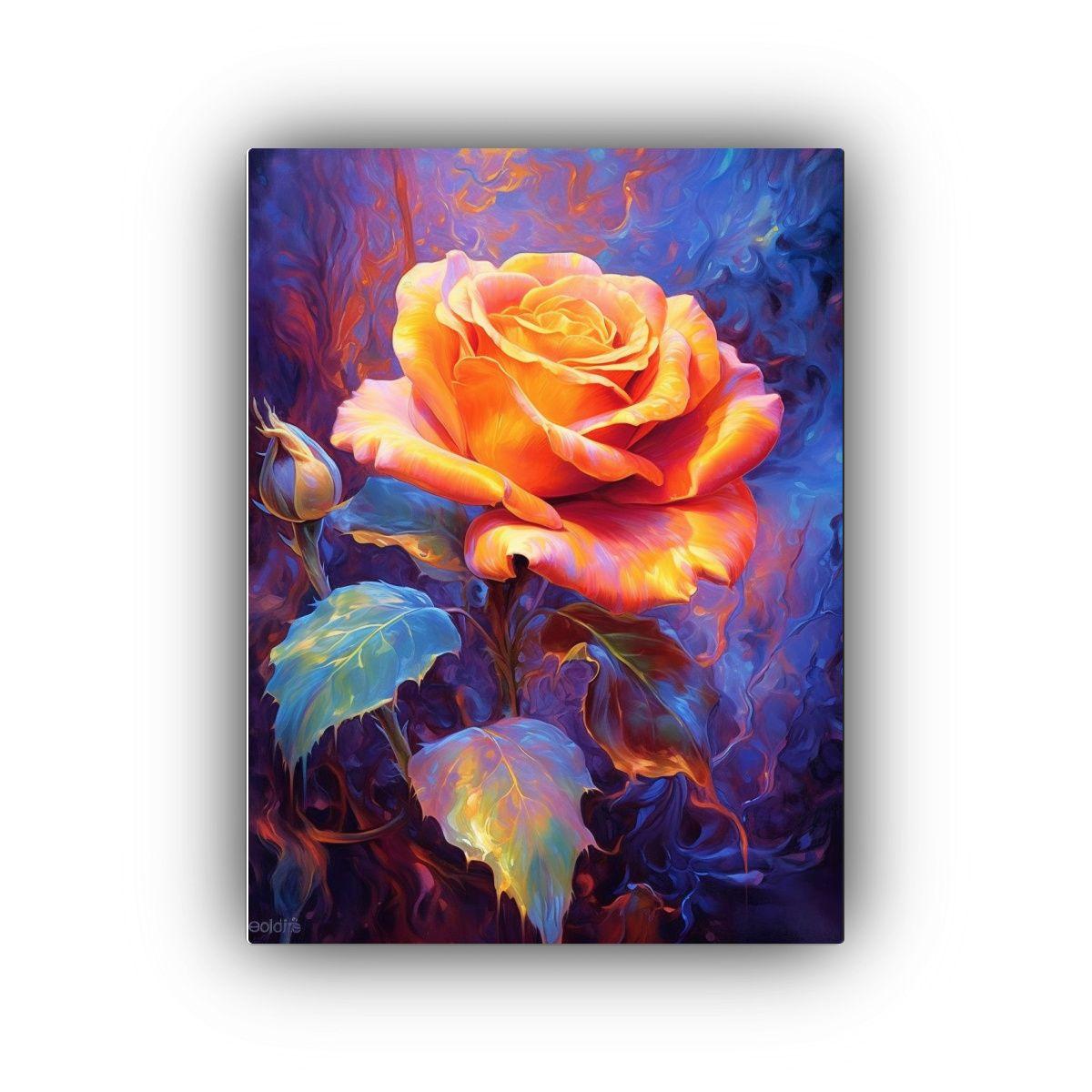 Cuadro De Decoración Arte Vanguardia Simétrico 40x50cm-0