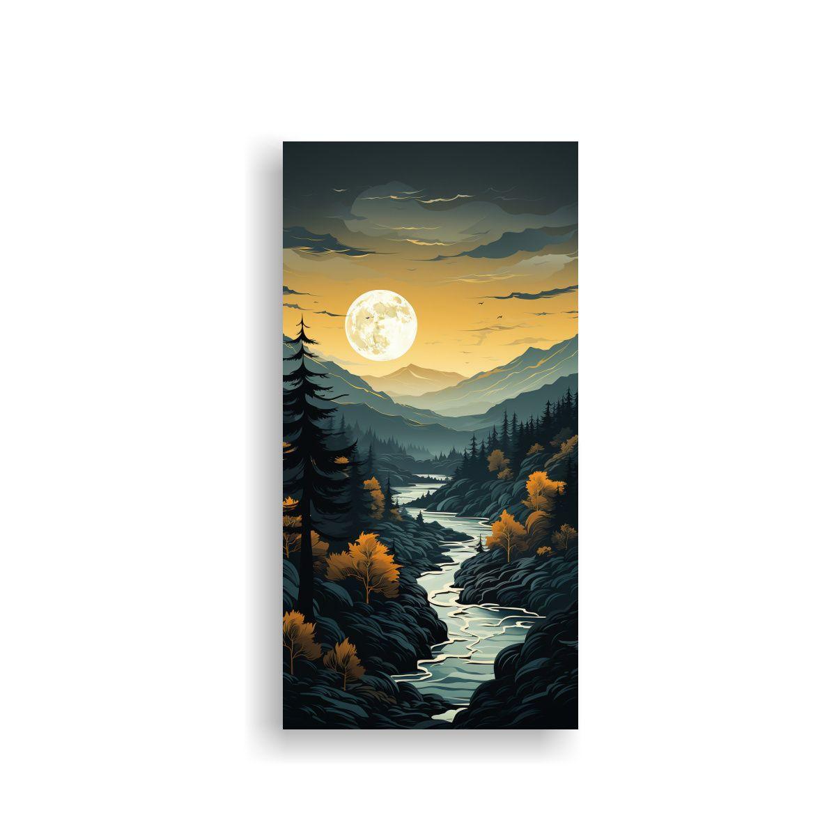 Paisajes De Montañas Minimalistas Para Decorar 70x140cm-0
