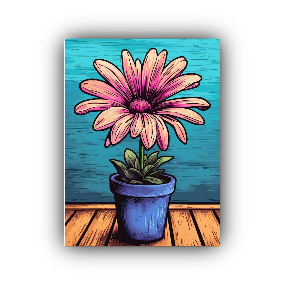 Cuadro Cuadro Arte De Pared Ross African Daisy 80x120cm-0