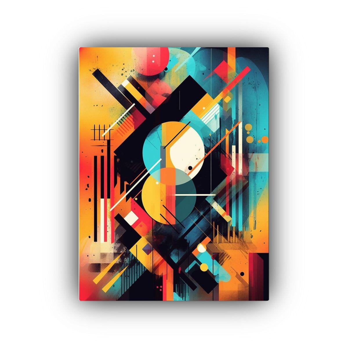 1 Pintura Decorativa Efecto Visual En Lienzo 40x50cm-0