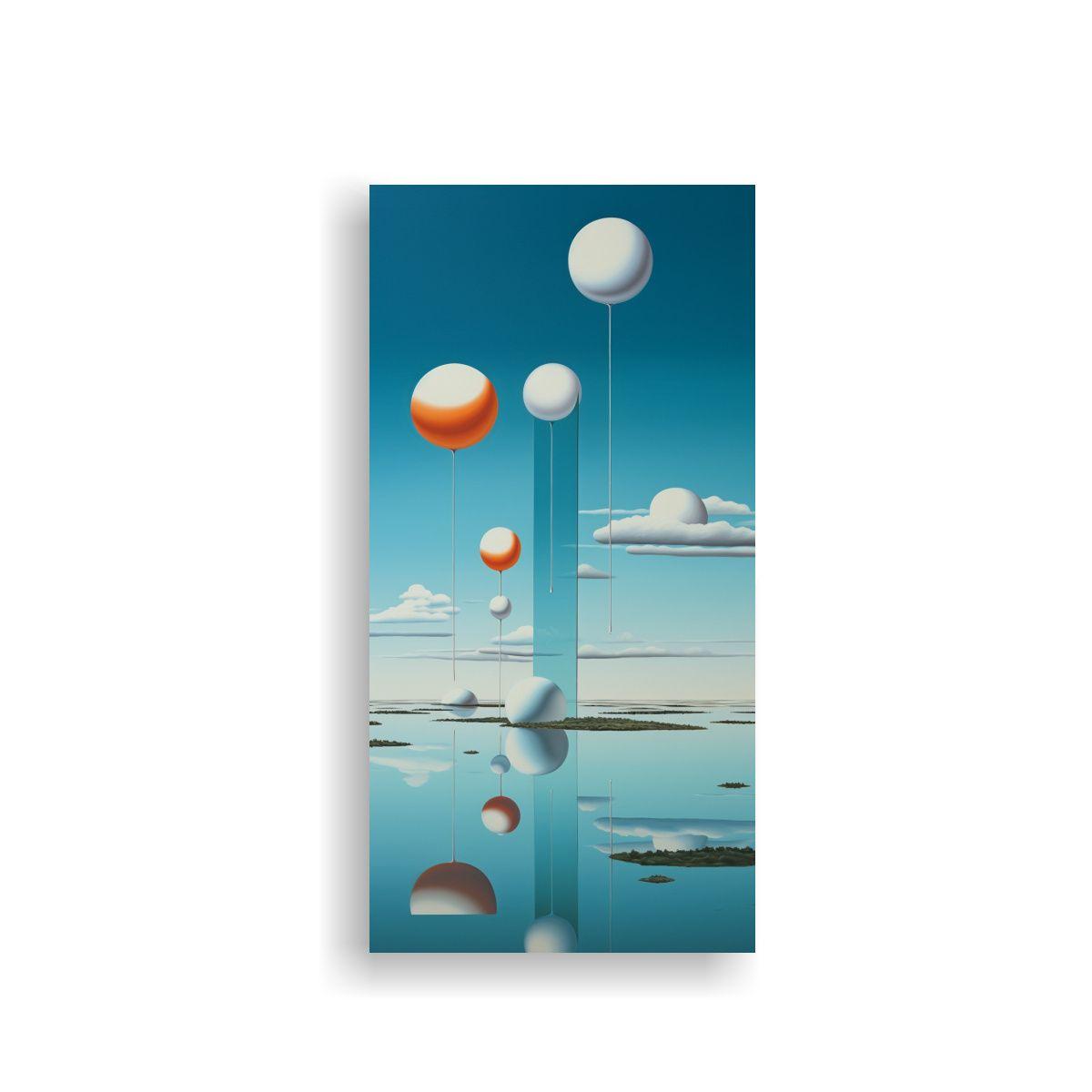 Paisaje Abstracto Inspirado En Obras De Arte: 50x100cm-0