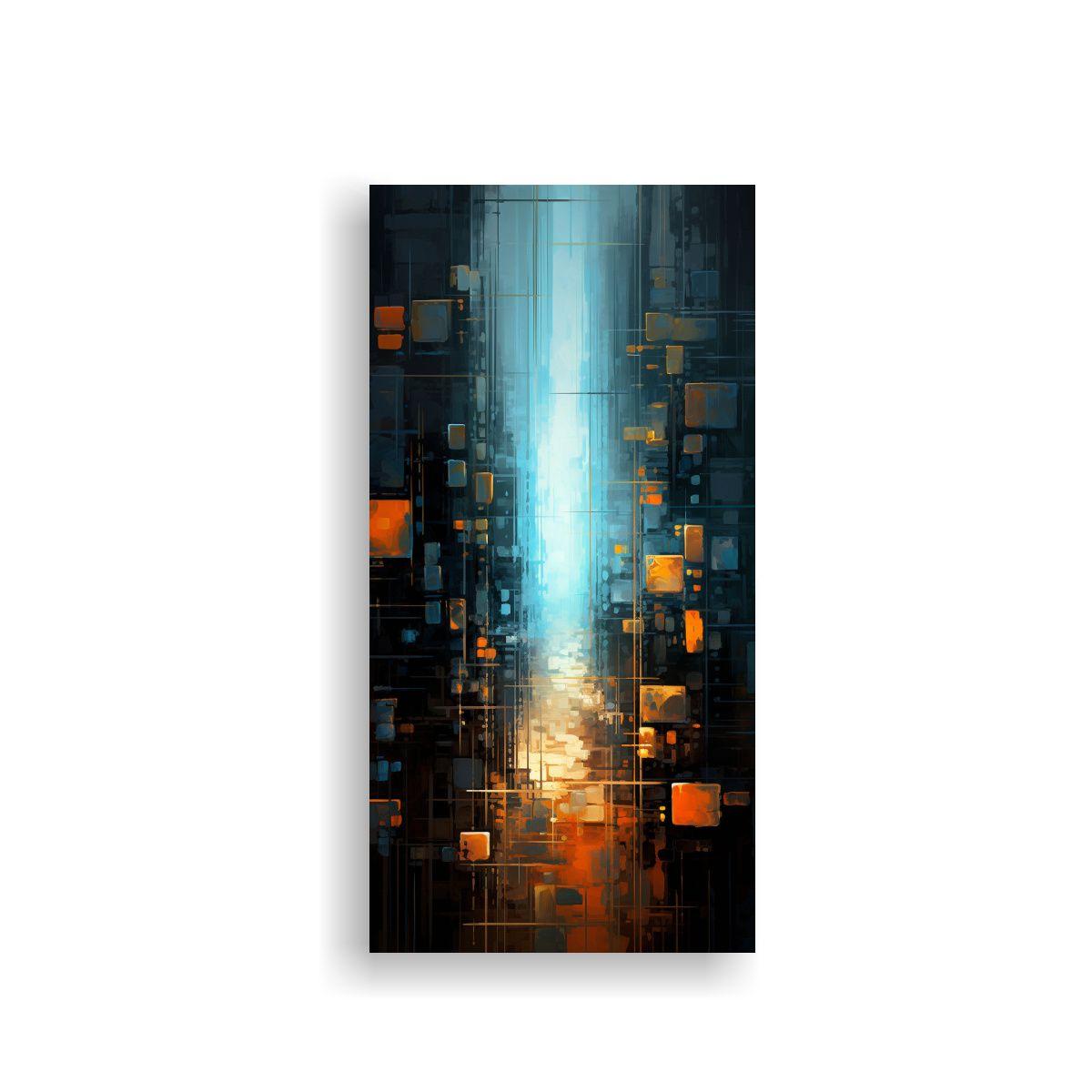 Pinturas Abstractas Estilo Lienzo Decorativo 30x60cm-0
