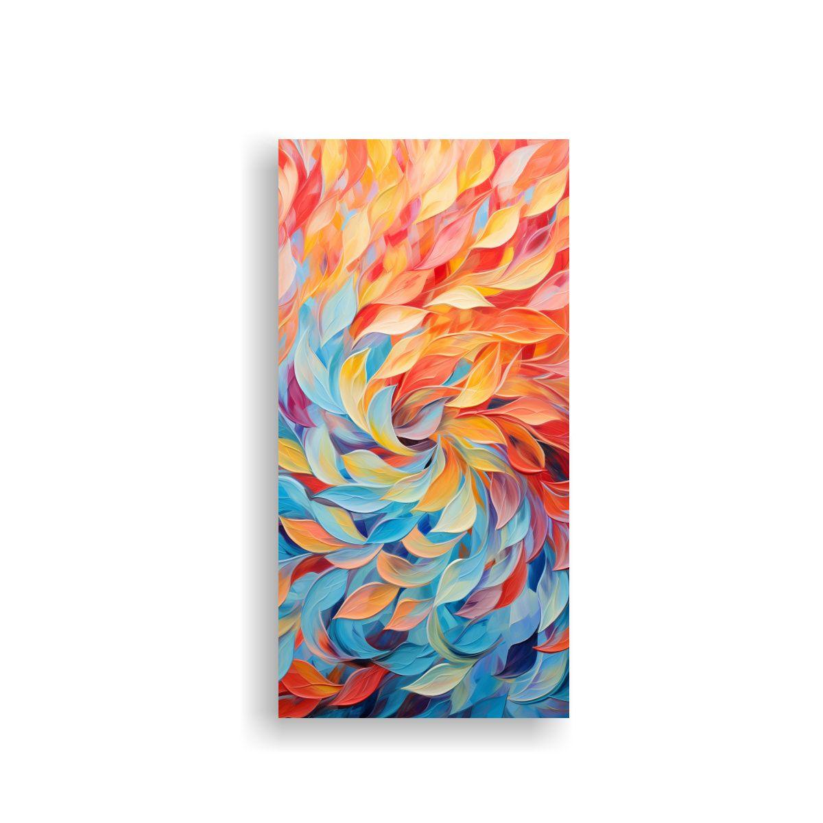 Pinturas Acuarela Whirling Patrones Abstractos 50x100cm-0