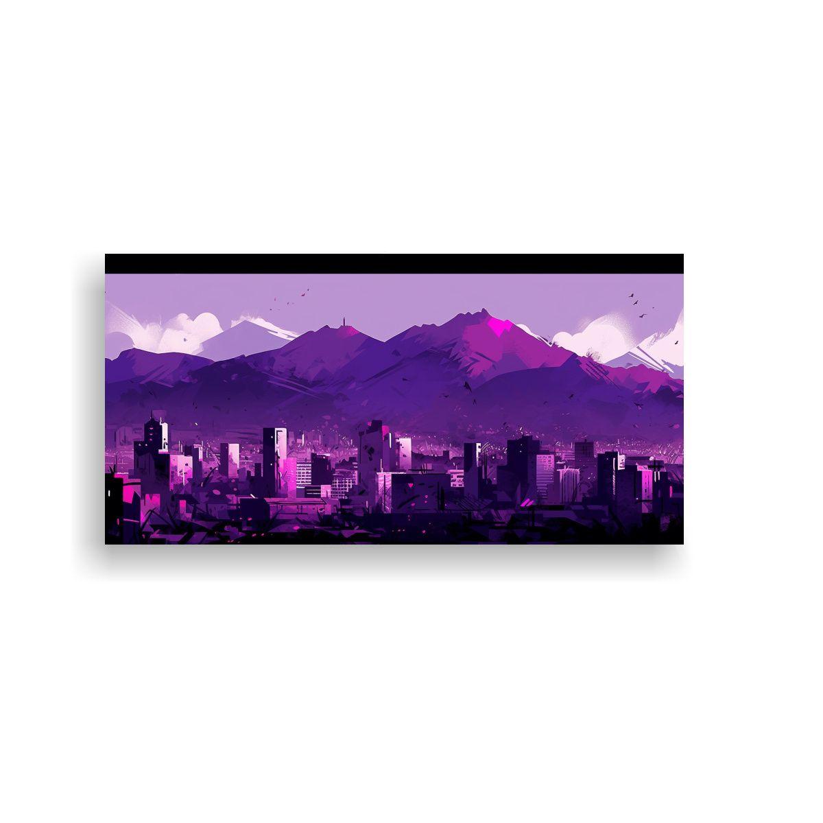 Pintura De Pared Neo En Santiago, Chile En Púrpur 120x60cm-0