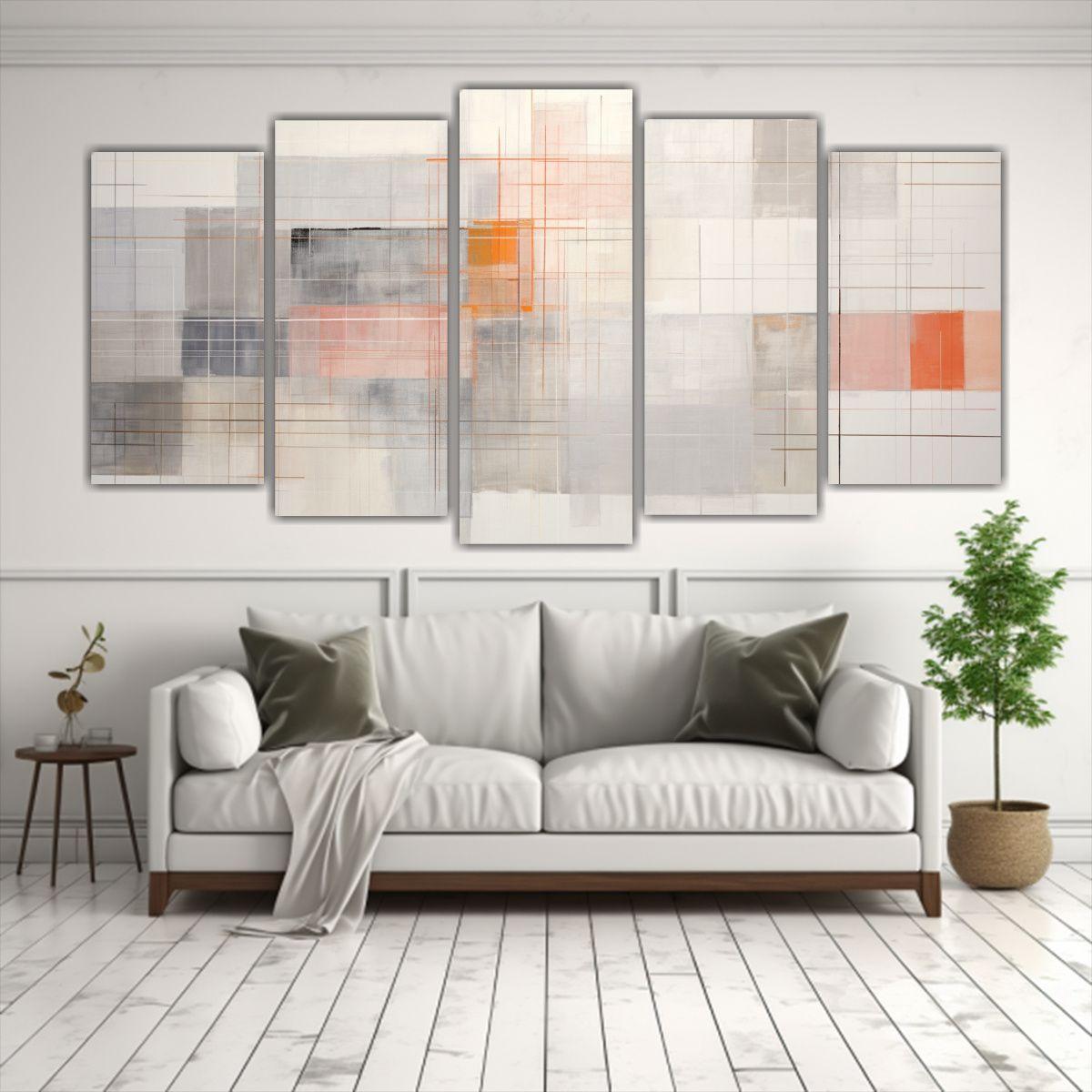 Pinturas Decorativas De Composiciones Llamativas 150x75 Cm-2