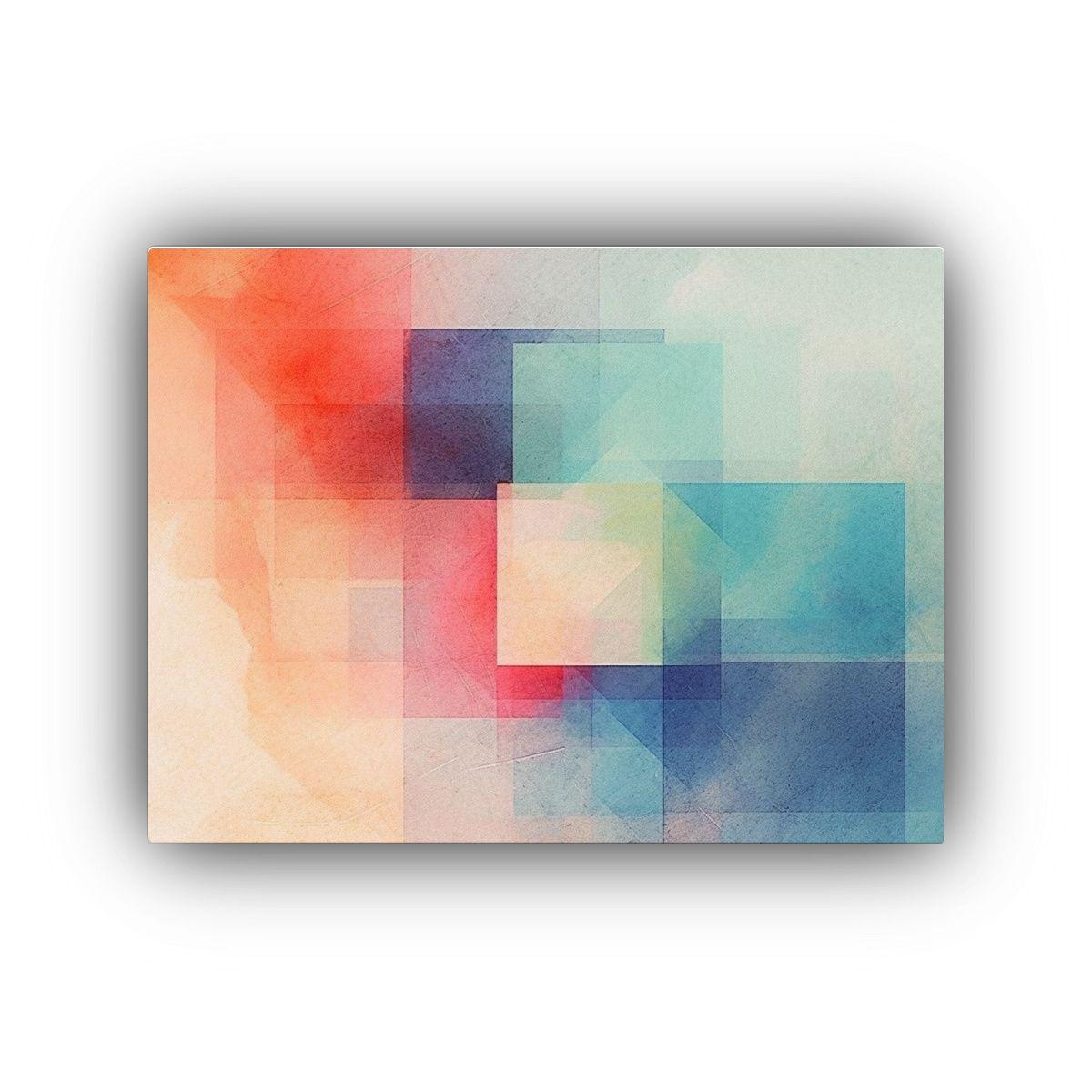 Pinturas Abstractas En Colores Pastel Para Decoración De Pa 60x40cm-0