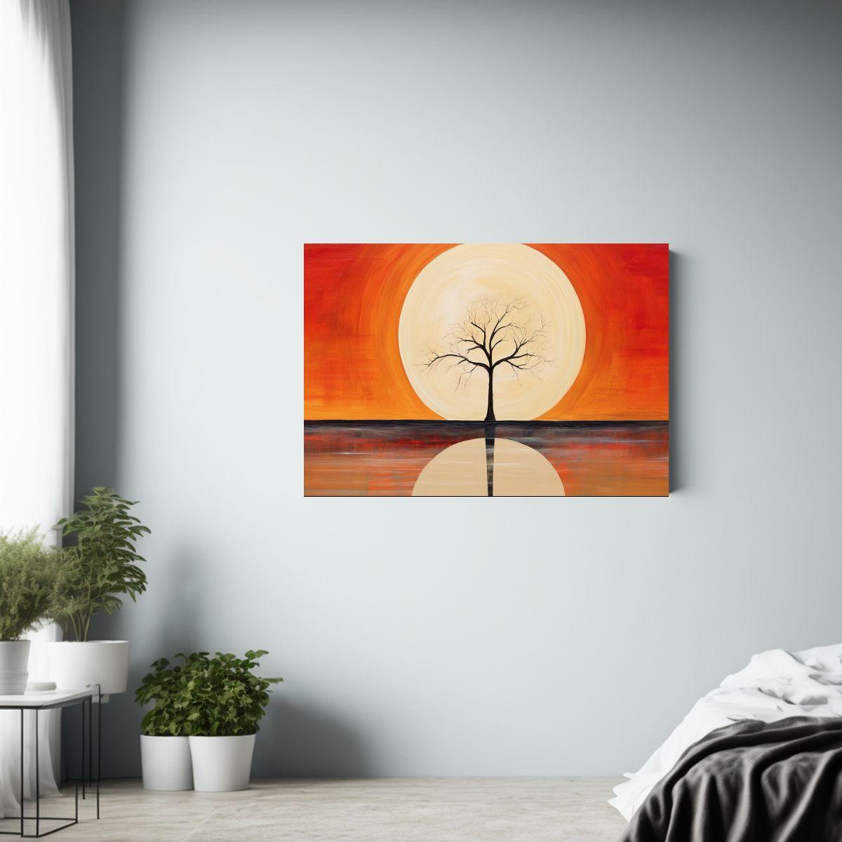 Pintura Minimalista Y Elegante Que Transmite El Alma. 30x20cm-2