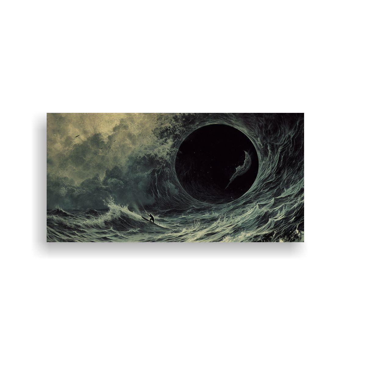 Pintura Decorativa: Surfero Interdimensional 40x20 Cm-0