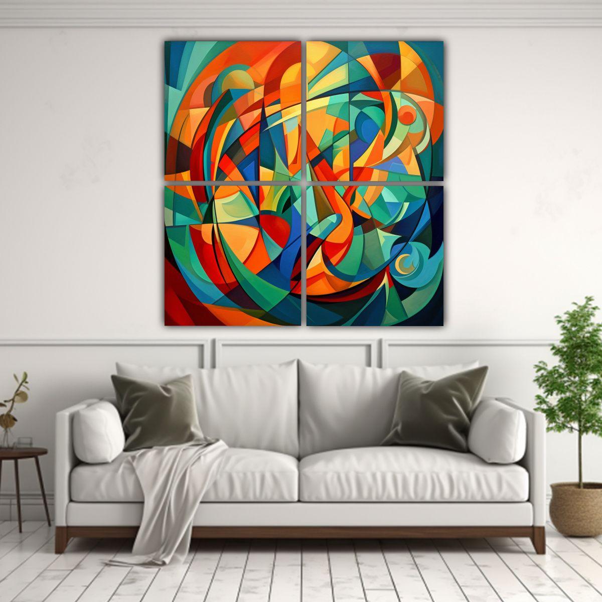 Cuadros De Pared Movimiento Cultural Aliyun 40x40 Cm-2