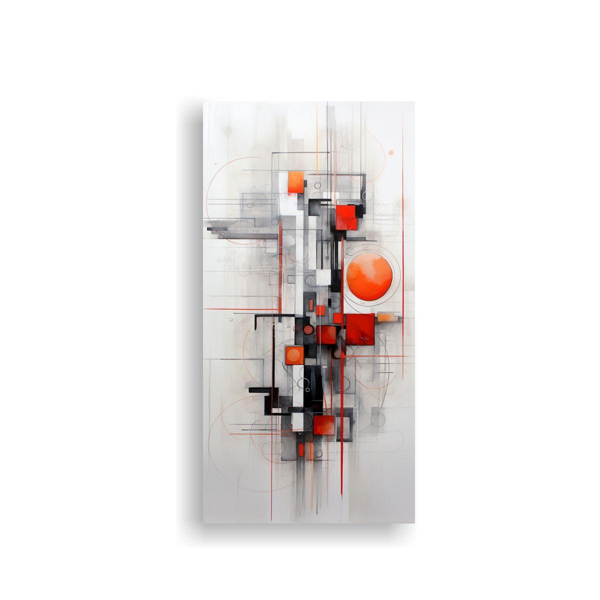 Cuadro Abstracto Acuarela En Relieve Decoración 70x140cm-0