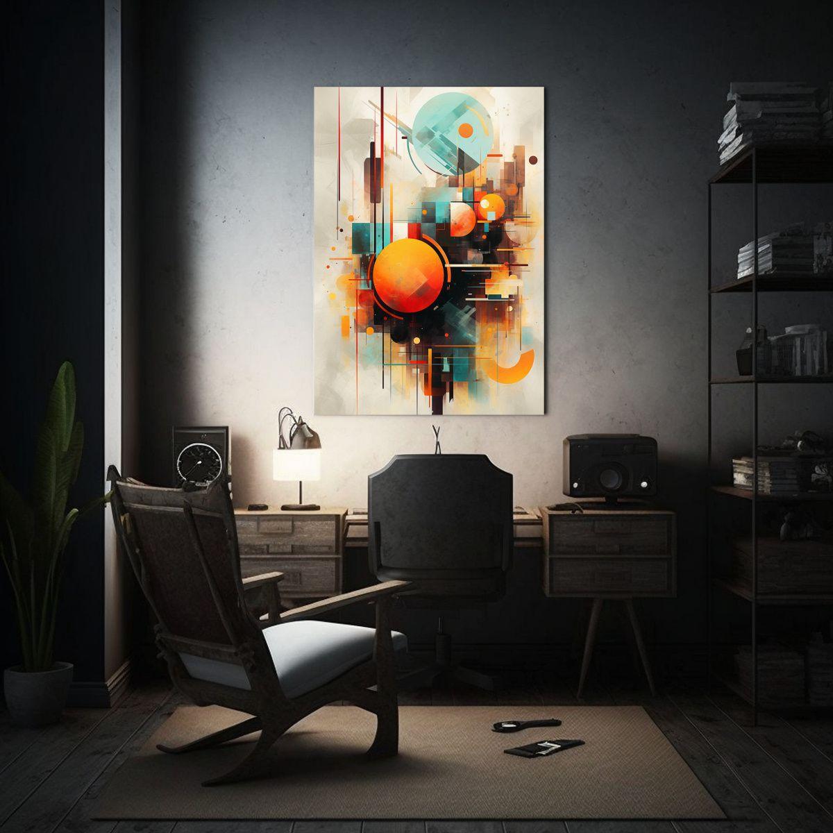 Pinturas Abstractas Innovadoras Con Un Toque 40x60 Cm-2