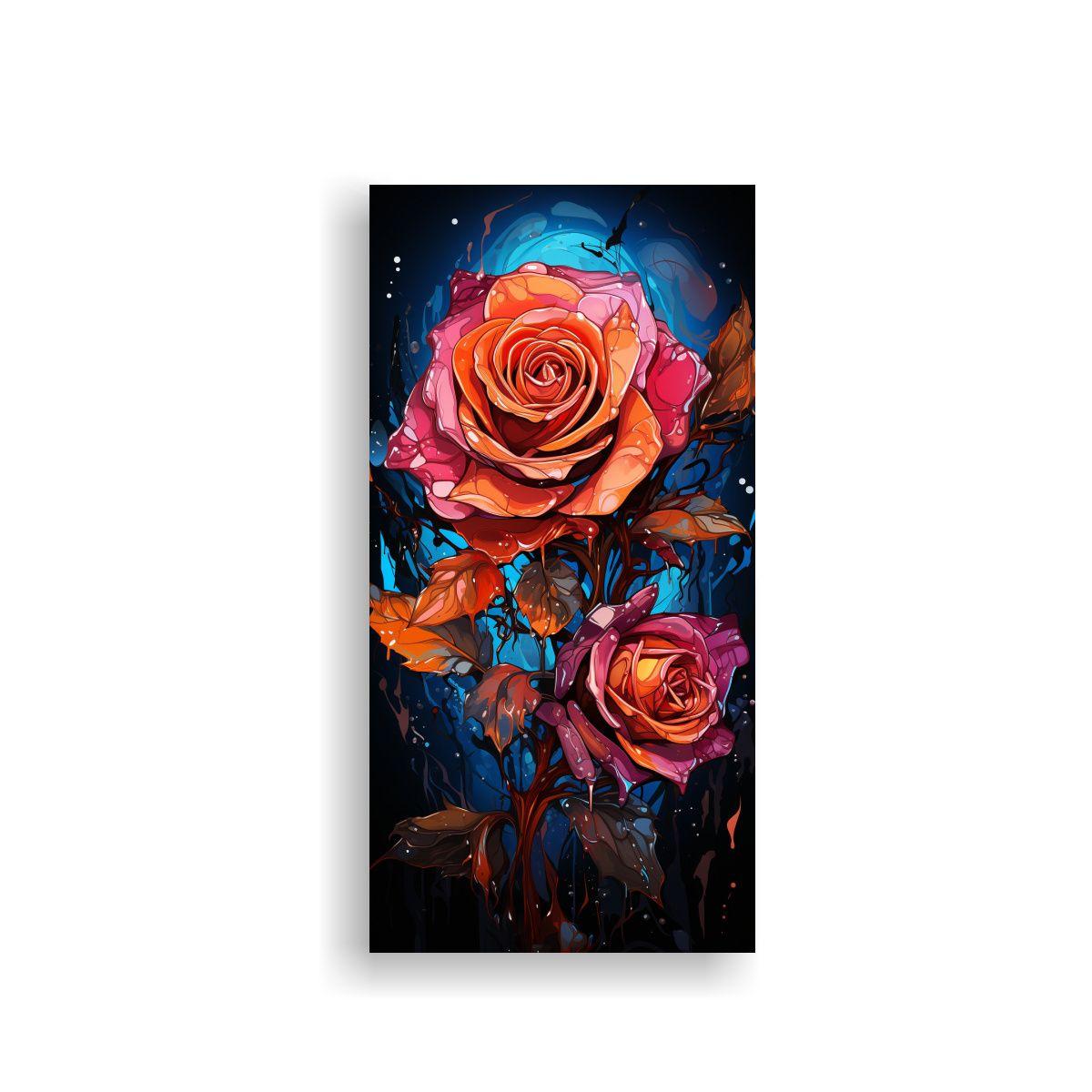 Tela En Bastidor Fotografía Intensidad Estilo 60x120cm-0