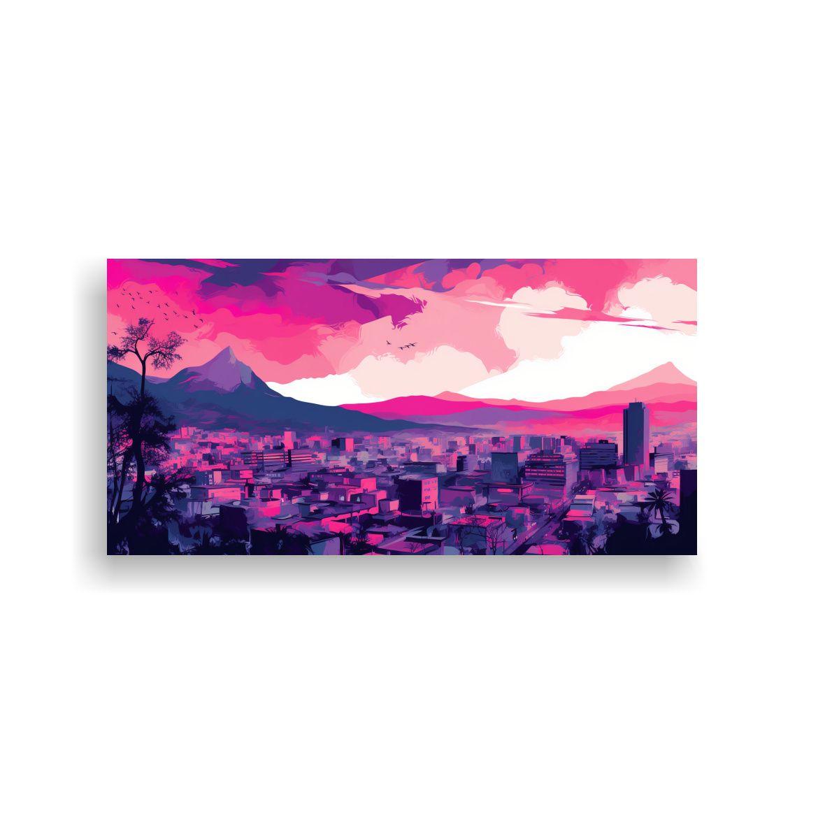Pinturas Decorativas Inspiradas En Santiago En Col 40x20cm-0