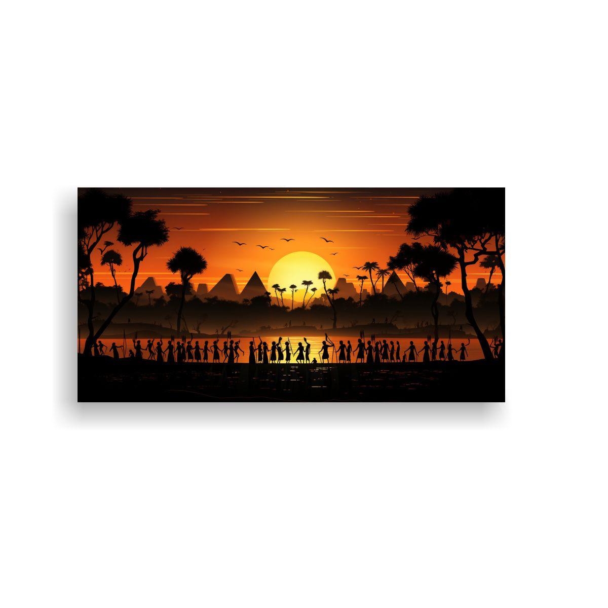 Pintura En Bastidor Inspirada En Estilo Decorativo 80x40cm-0