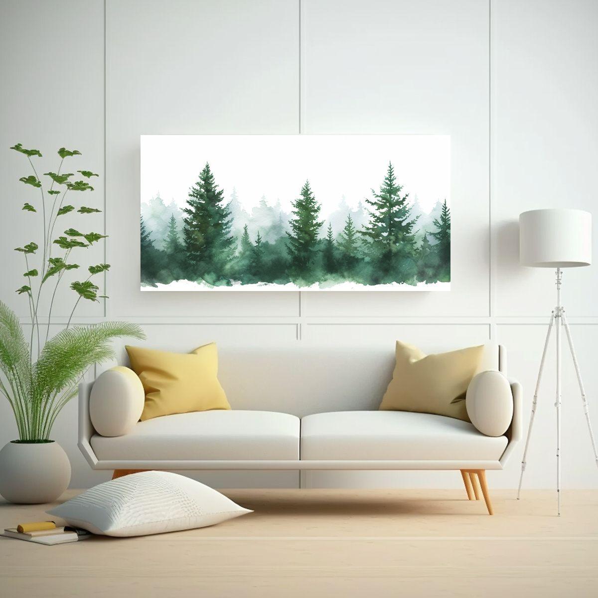 Cuadros Decorativos Económicos Con Pinceladas 100x50cm-2