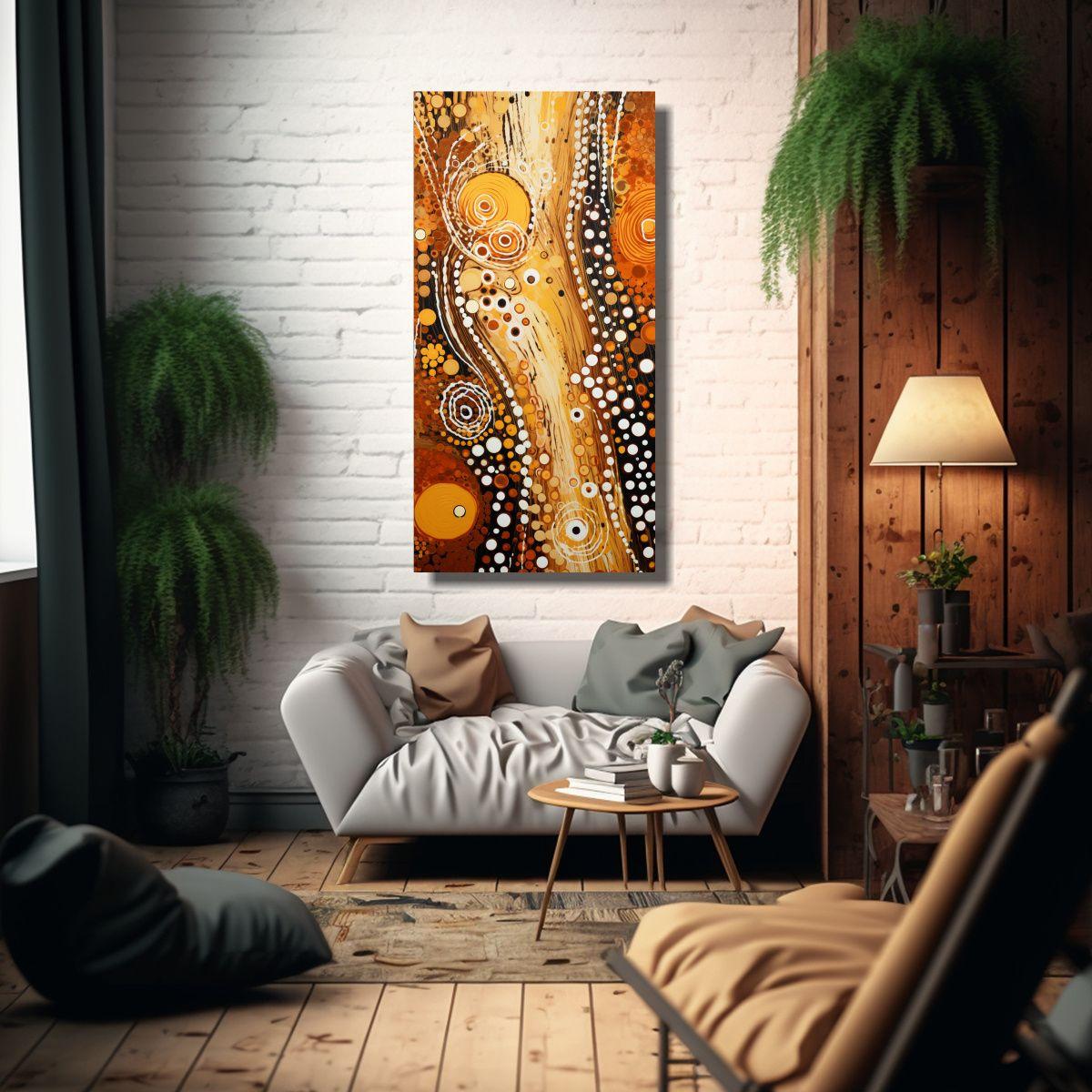 Lienzo De Tela Creativa: Regalo De Composición 20x40cm-2