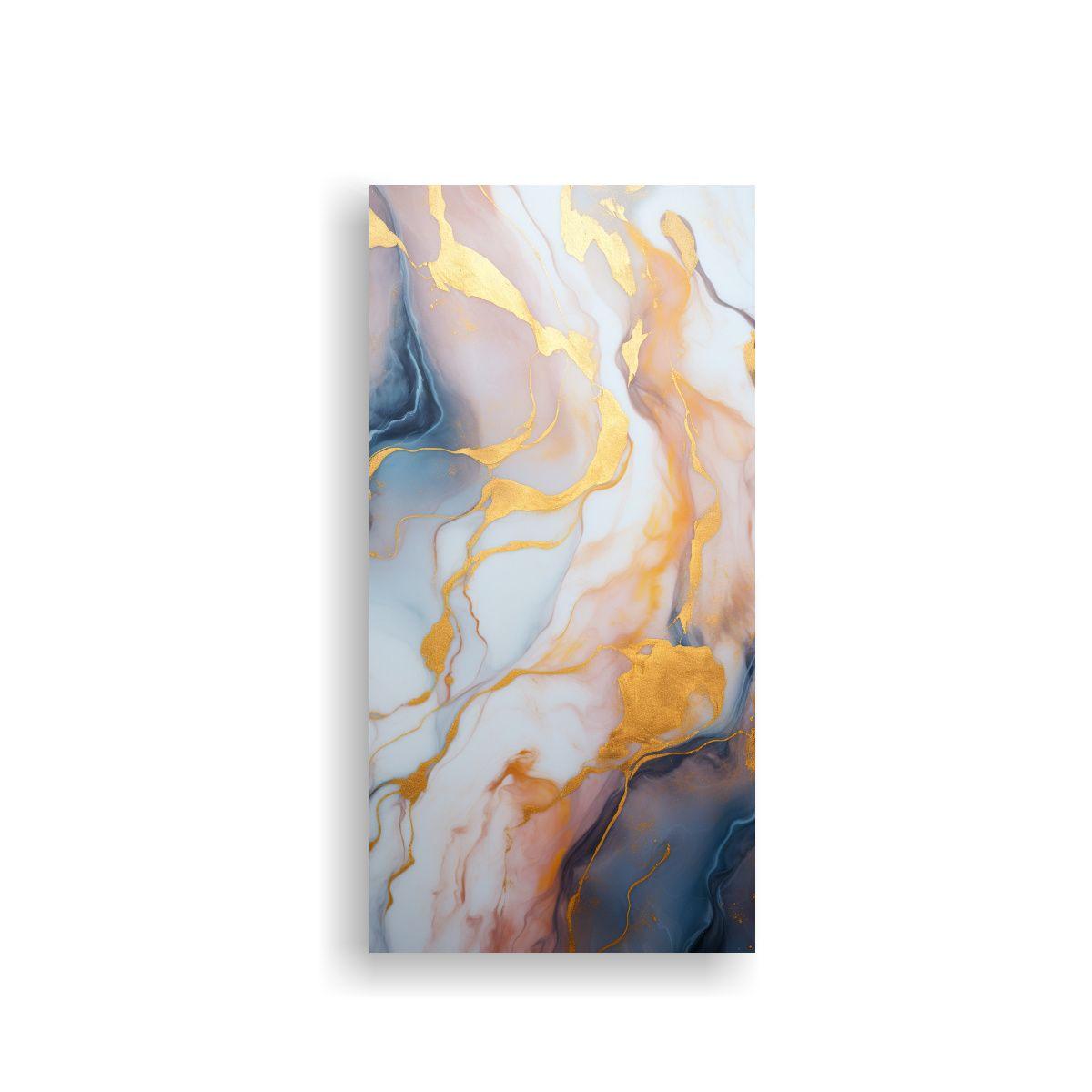 Lienzo Patrón Intenso Mural Mármol Eldritch 50x100cm-0