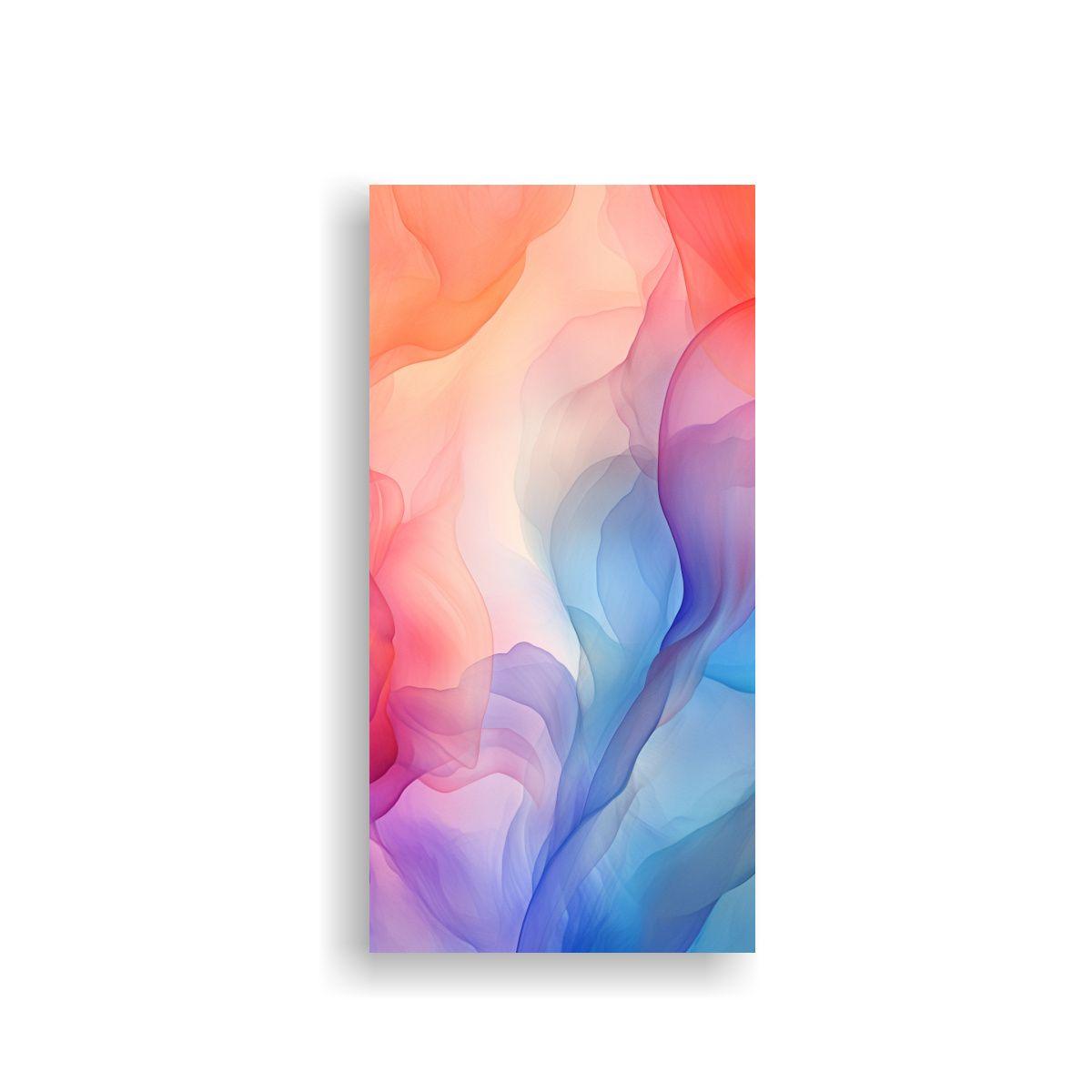 Cuadro Tela Sublimada Composición Abstracta 20x40cm-0