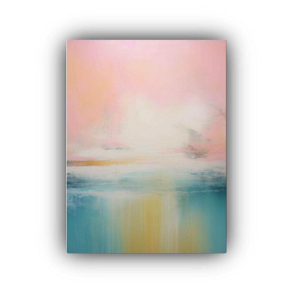 Pintura Abstracta Minimalista En Estilo De Roth 80x120cm-0