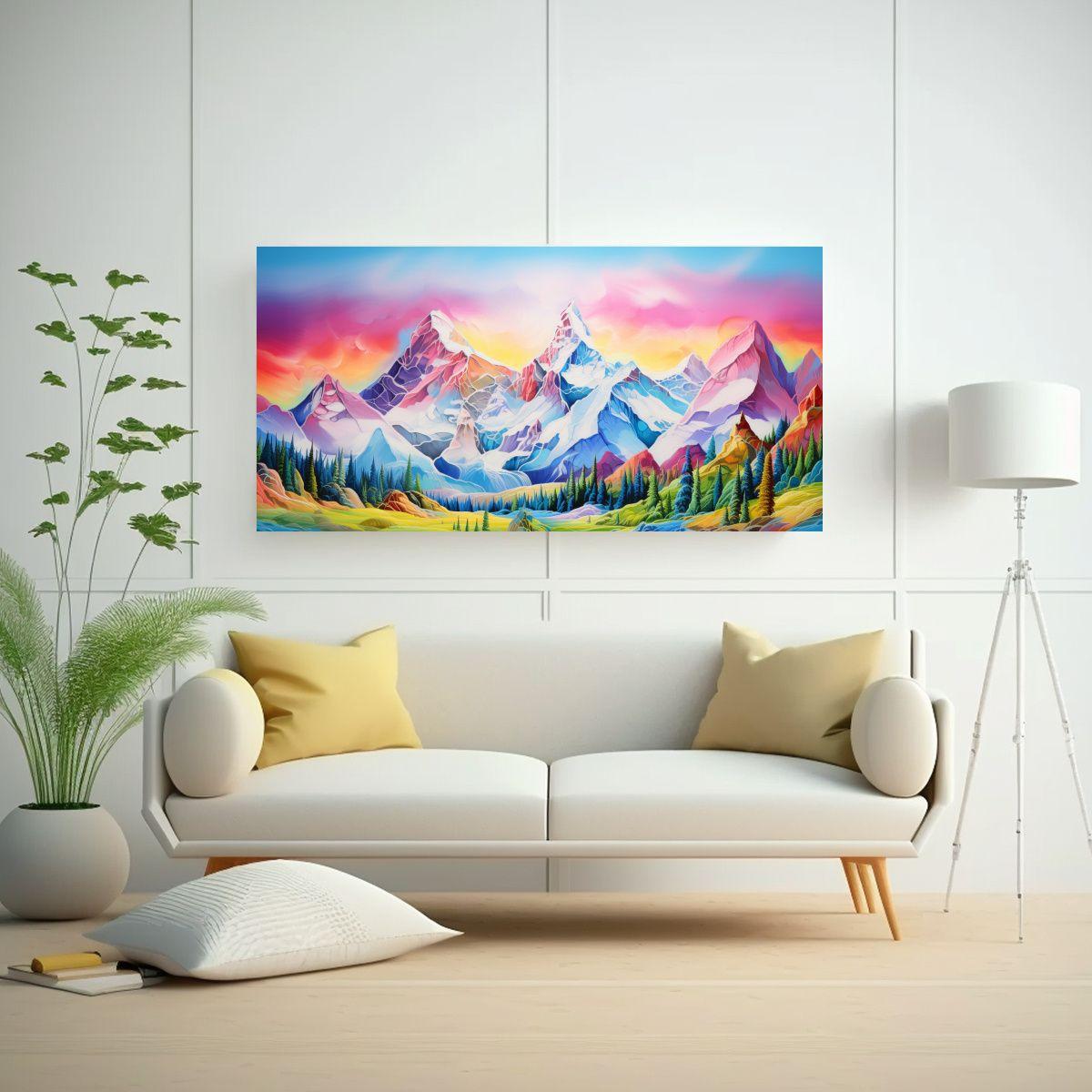 Pinturas De Decoración De Arte De Pared Tema 100x50cm-2