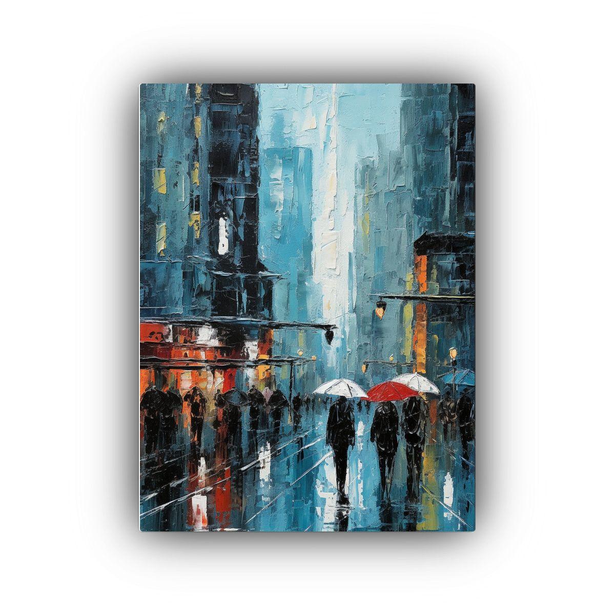 Pintura Decorativa Estilo Melodies Of The Rain 30x45cm-0