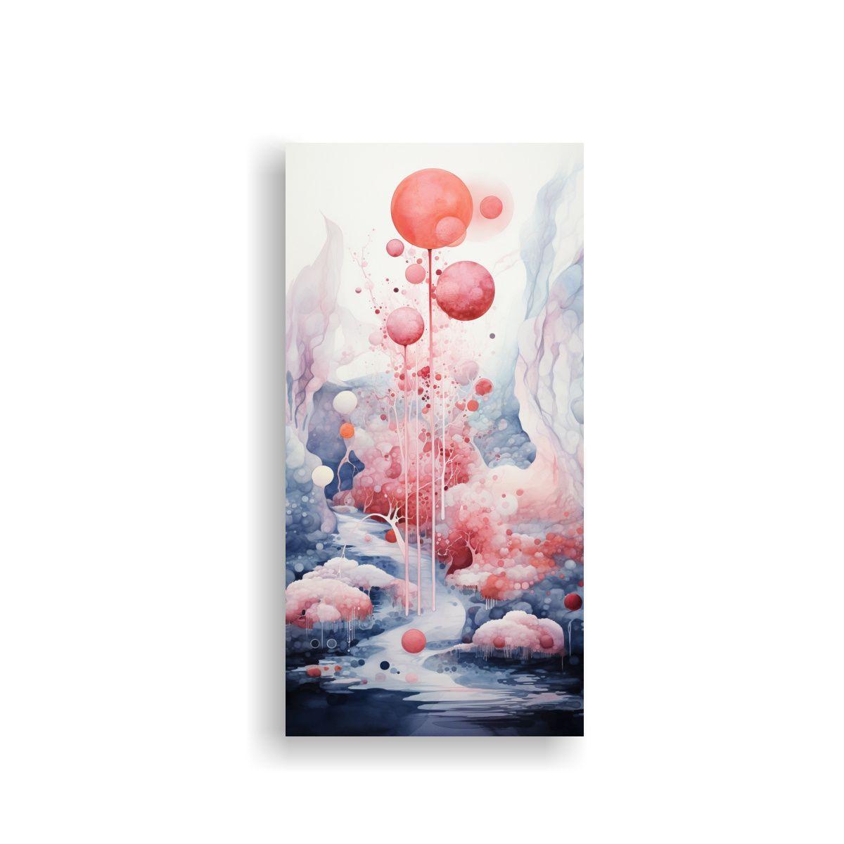 Pinturas Decorativas De Fusión Mágica Abstracta 30x60cm-0
