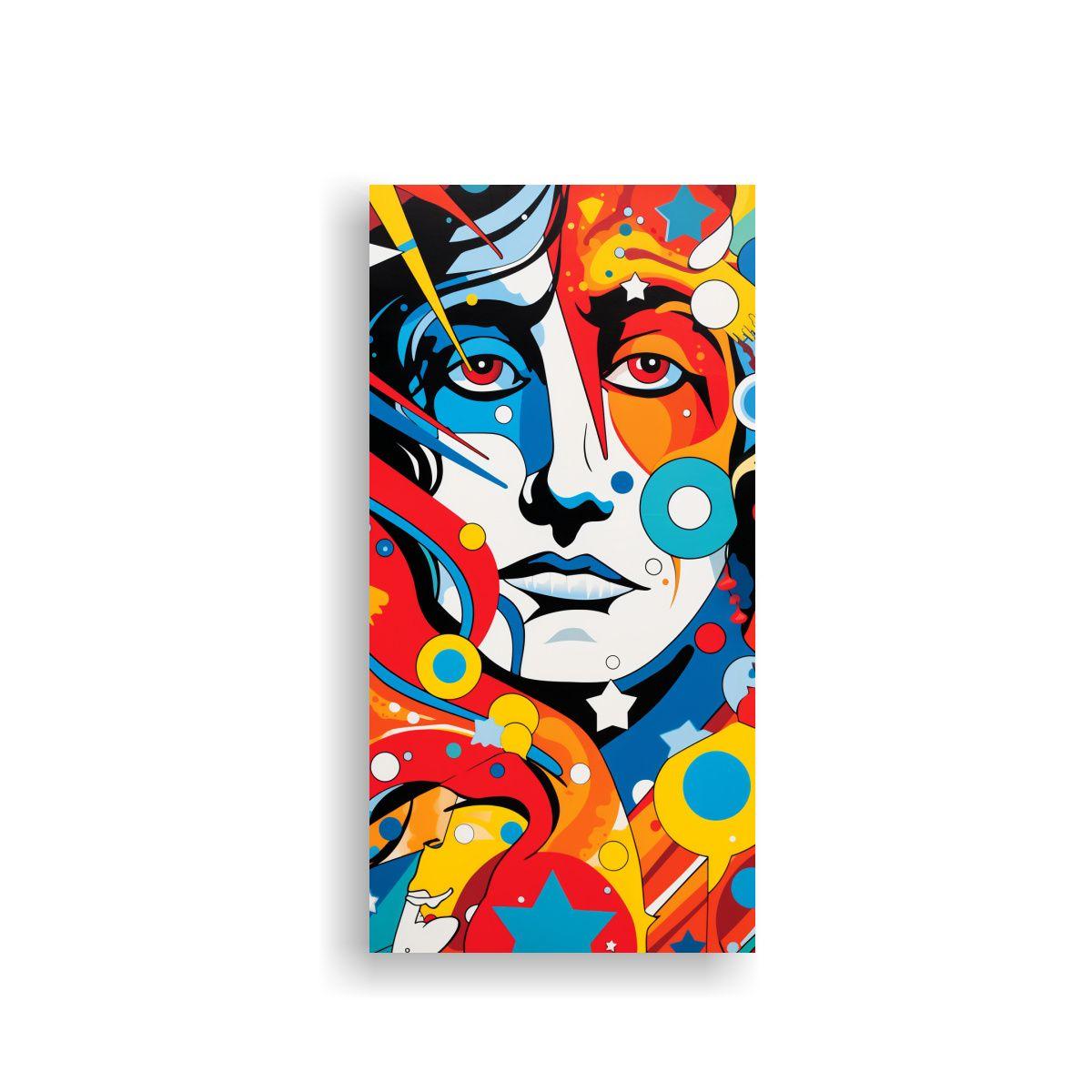 Pinturas Decorativas De Fusión Abstracta Intensa 80x160cm-0