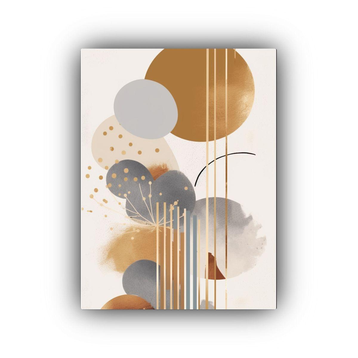 Pinturas Decorativas Abstractas De Tonos Belleza En Fondo Bl 30x40cm-0