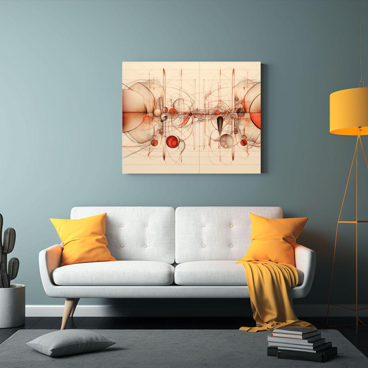 Pintura Técnica De Células Cutáneas En Bastidor: Tonos Vi 65x50cm-2