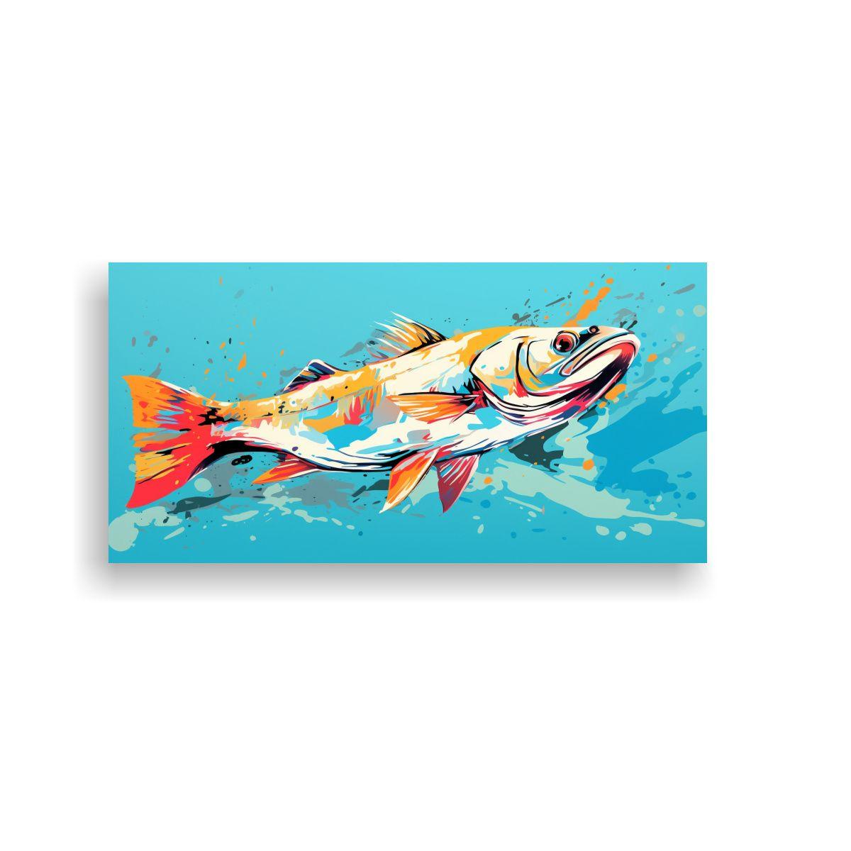 Lienzo Decorativo En Estilo Neo Pop Art 140x70cm-0