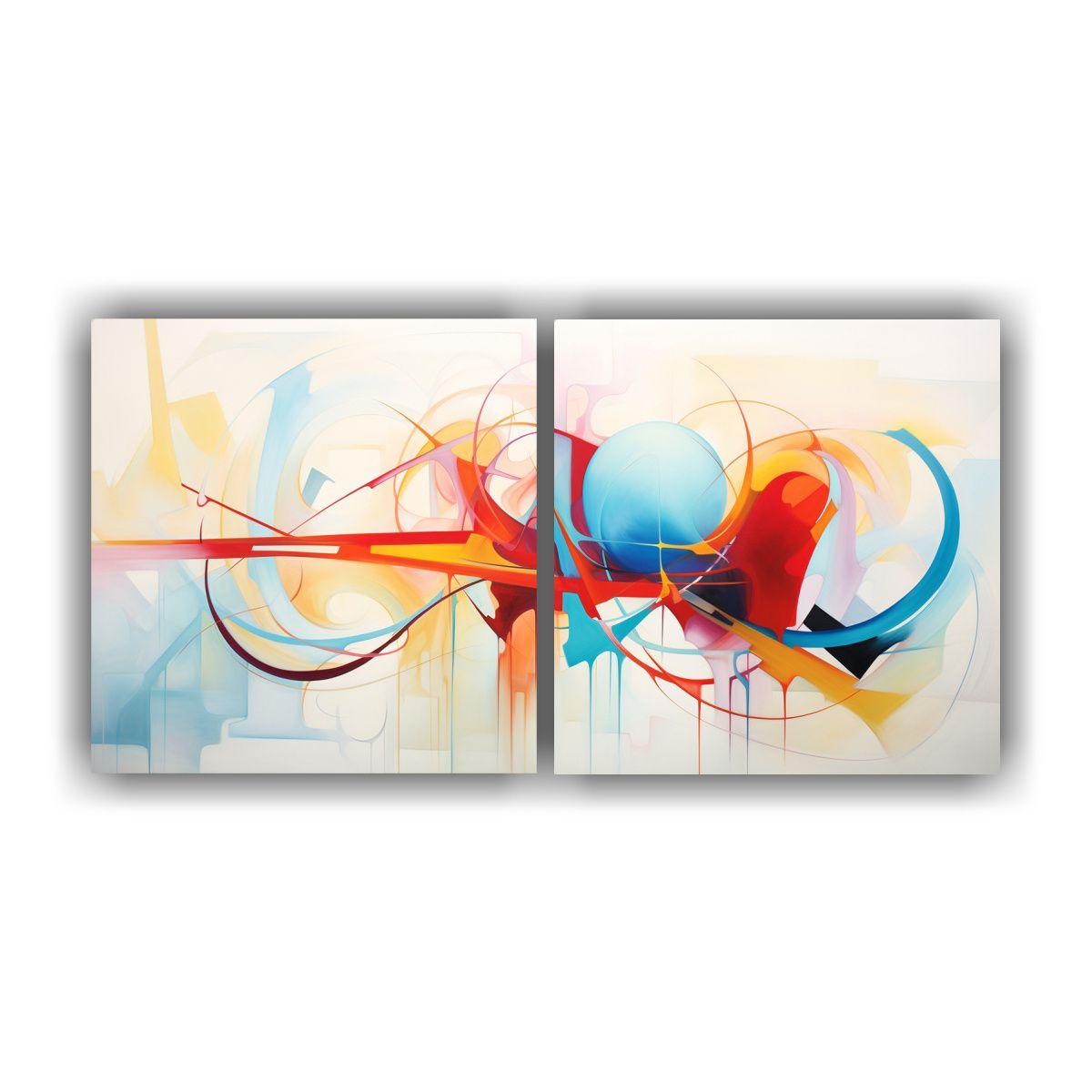 Conjunto 2 Lienzos Alta Calidad Resolución 60x30 Cm-0