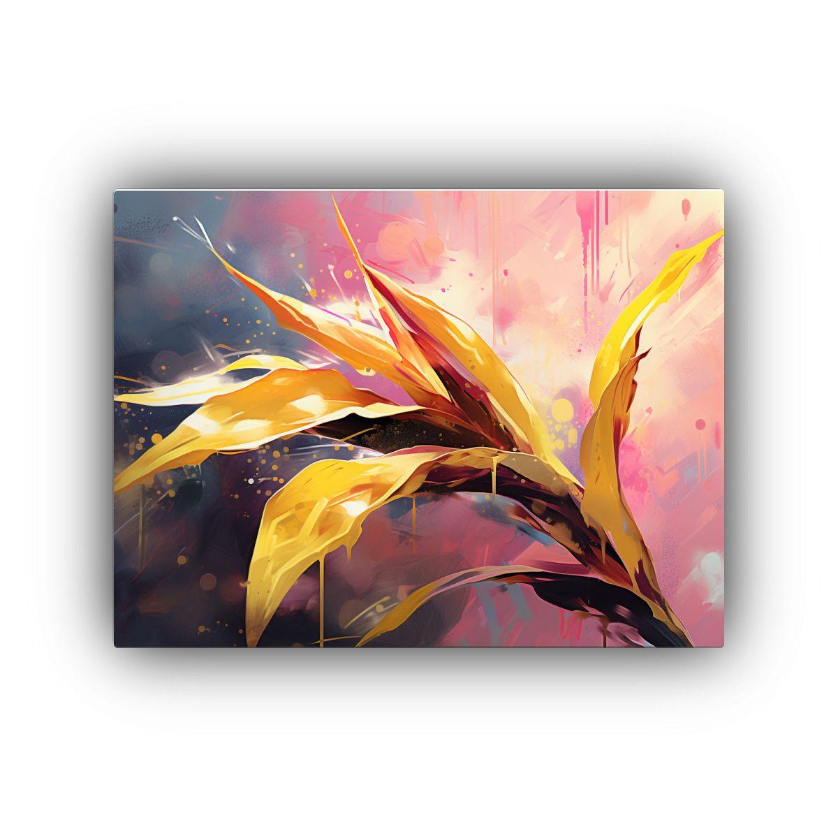 Pinturas Decorativas De Arte Urbano Con Hojas De 65x50 Cm-0