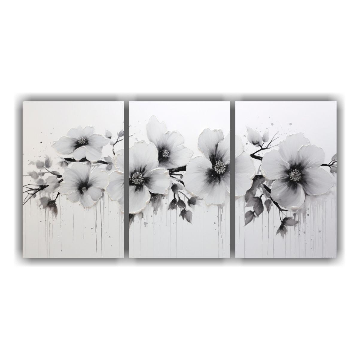 Pintura Abstracta Vida Intensa Para Decoración 180x90 Cm-0