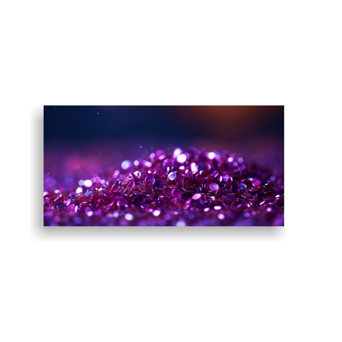 Fotografía 4k Púrpura Brillo Profundidad En 80x40cm-0