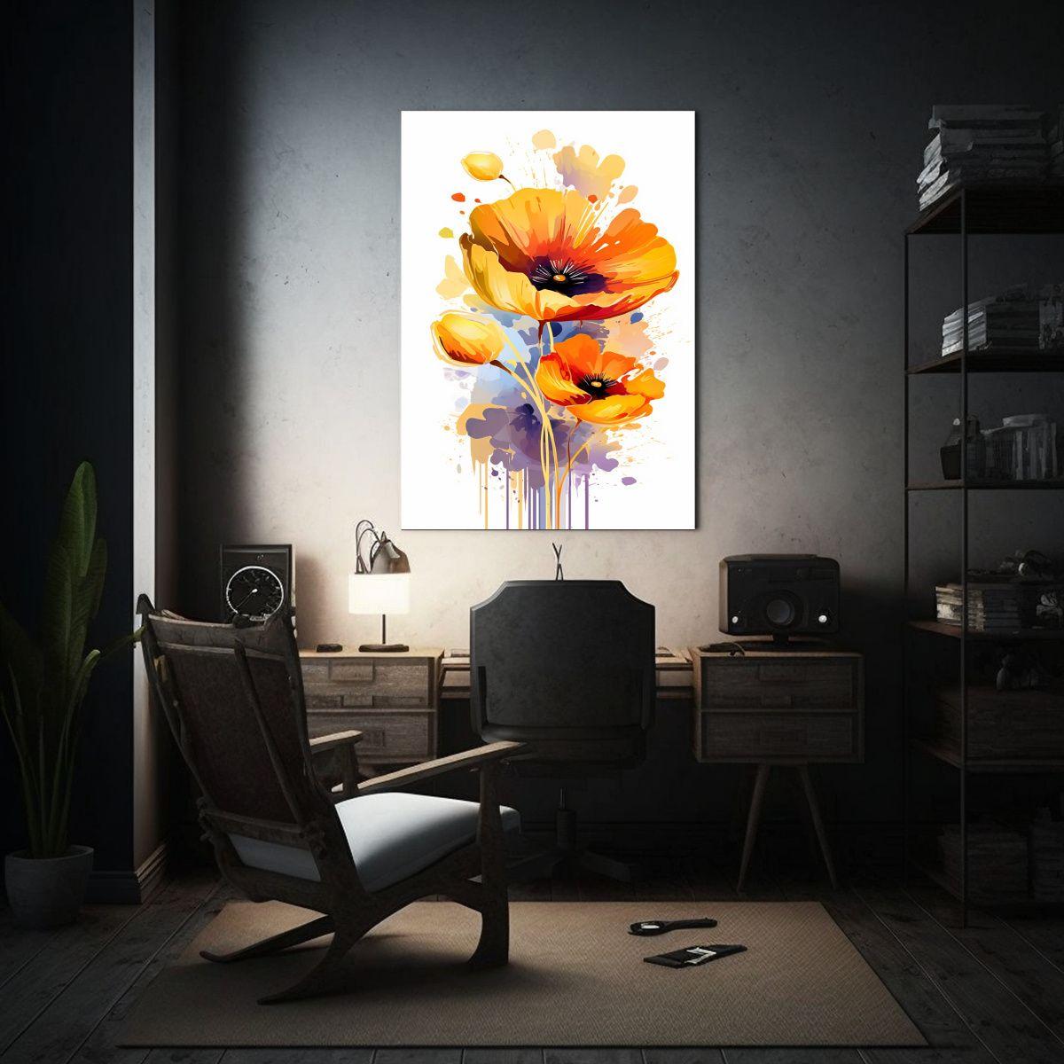 Cuadro Lienzo Moderno Trillions 3 Elegante Tela 50x65cm-2