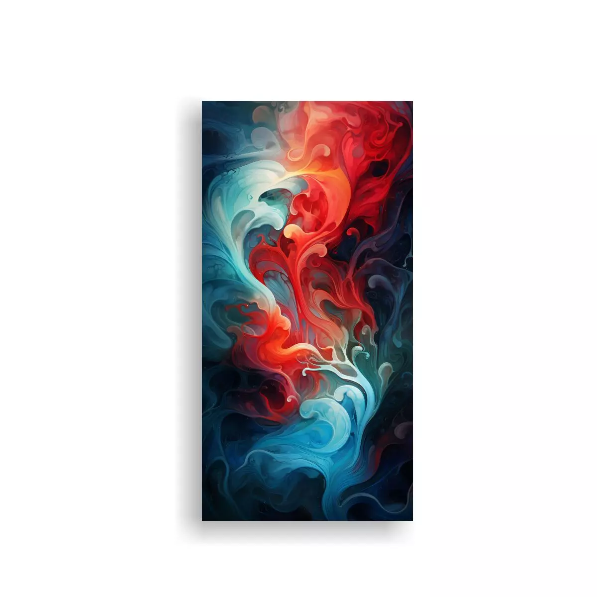 Cuadro Inspirador Elegante Pintura Abstracta A 30x60 Cm-0